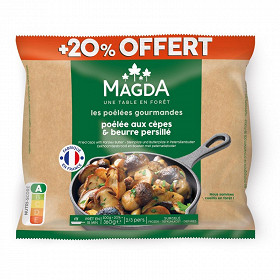 Magda poêlée de cèpes au beurre persille + 20% offert 360g