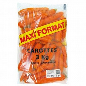 Carottes le sachet de 3kg