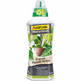 Algoflash Naturasol engrais liquide plantes vertes 500mL