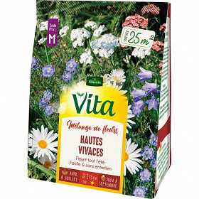 Vita Vilmorin melange fleurs hautes vivaces 25m2