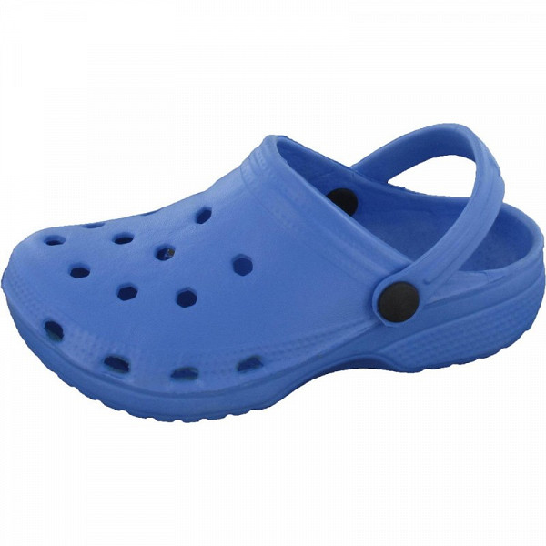 Sabot de plage uni enfant 28 34 BLEU 29
