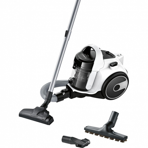 Bosch Aspirateur traineau sans sac blanc BGS05A322