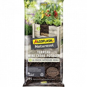 Algoflash Naturasol Terreau Carré Potager 20 l