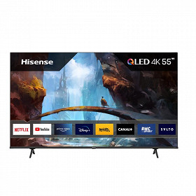 Hisense téléviseur smart tv 4k uhd qled 139 cm 55" 55E77HQ