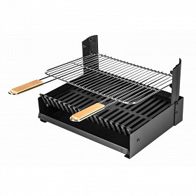 Somagic insert grilloir pour barbecue maconne ou cheminée