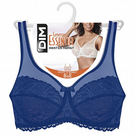 Soutien-gorge armature ligne Generous Essentiel Dim 8OT BLEU INFINI 95B