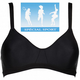 Soutien-gorge sport sans armature NOIR 105C