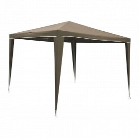 Tonnelle fixe 3x3M en toile taupe
