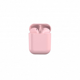 Chipy écouteurs sans fil avec boîtier de charge rose 200028