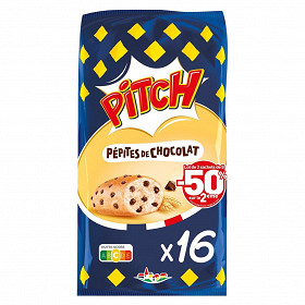 Pitch brioche pépites chocolat lot de 2x8 le 2eme-50% - 600g