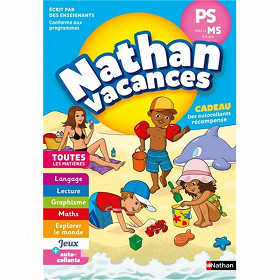 Cahier de vacances - Nathan vacances, PS vers la MS, 3-4 ans : toutes les matières