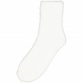 Paire de mi chaussettes cocooning antidérapantes femme ECRU 37!
