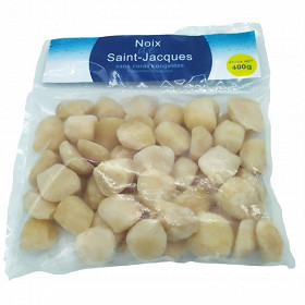 Noix st jacques sans corail argopecten purpuratus 20/40 sachet 400g