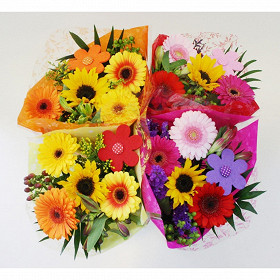 Bouquet tournesol