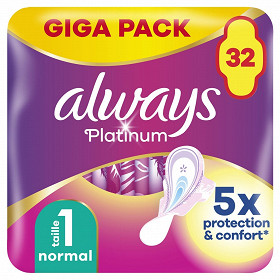 Always platinum serviettes normal plus x32